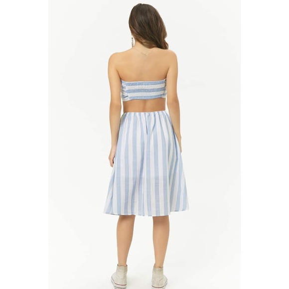 2 Piece Stripe Midi Skirt Set - Picture 2 of 3
